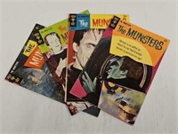 1967-68 The Munsters Comic Books #13, 14, 15 & 16