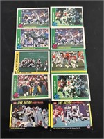 10 Fleer 80's Football Cards