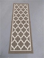 Mohawk Home Beige and Creme Runner 71.5" x 2ft