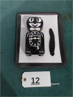 Kitty-Cat Wall Clock As Is