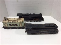 2 Heavy Metal Train Engines - 1 Marked Lionel 027