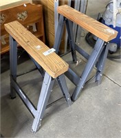 Pair of Collapsible Saw Horses.