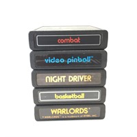 Group of 5 Atari 2600 Games