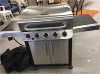 Char broil propane grill with propane & cover