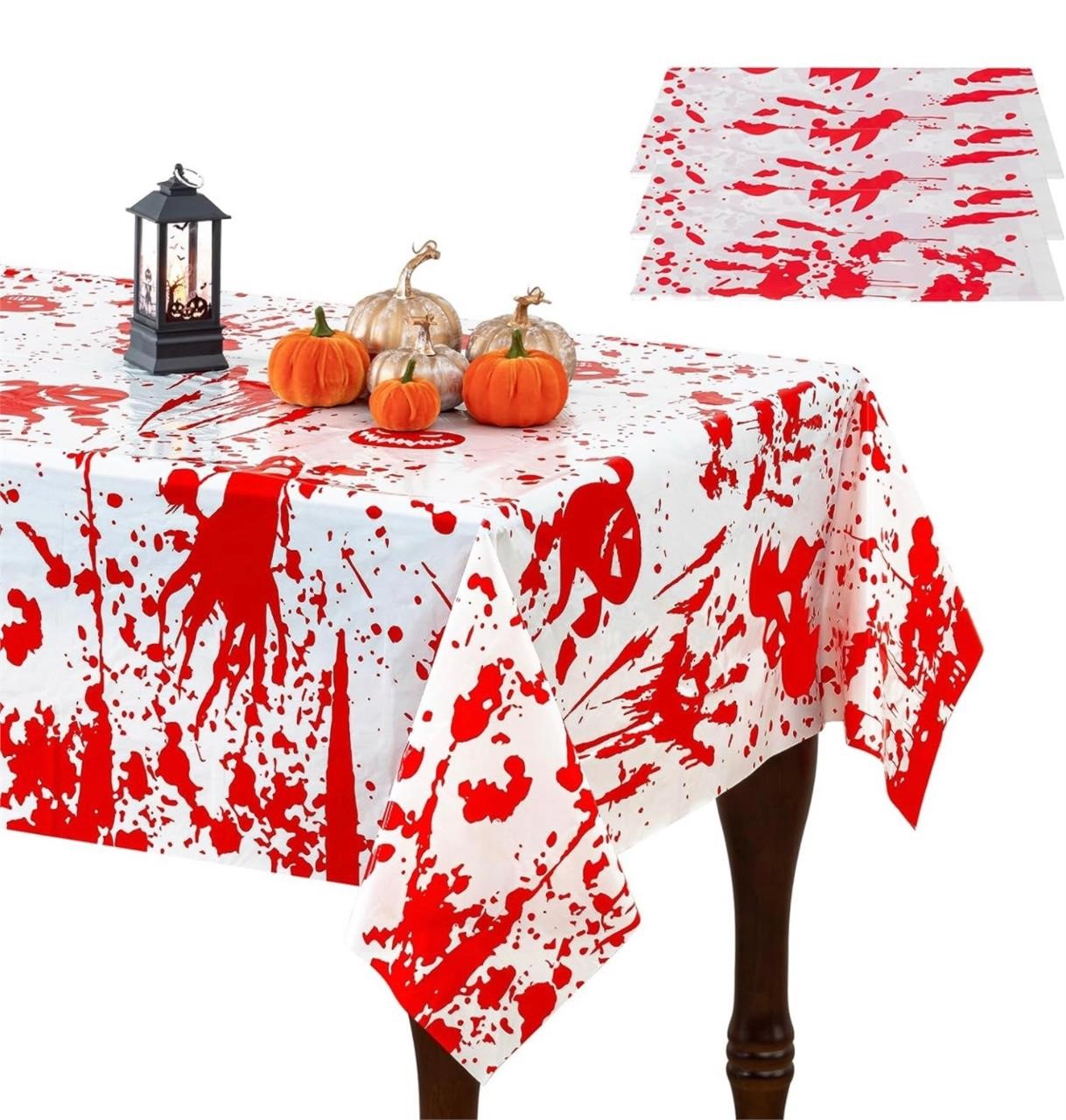 54 x 108 inch Joybest 3 Pack Halloween Bloody