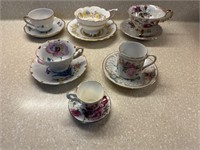 Royal Stafford bone China, other tea cup sets