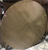 HEAVY ROUND WOOD TABLE TOP   NO BASE