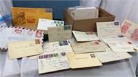Shoebox Containing Early USA Stamps