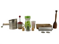 Masher, Sifter, Cookie Press, Nut Chopper & Misc.