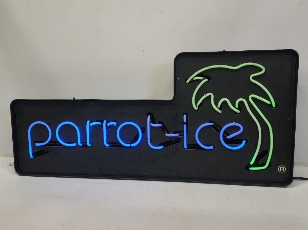 2003 Parrot Ice Light-Up Neon Sign