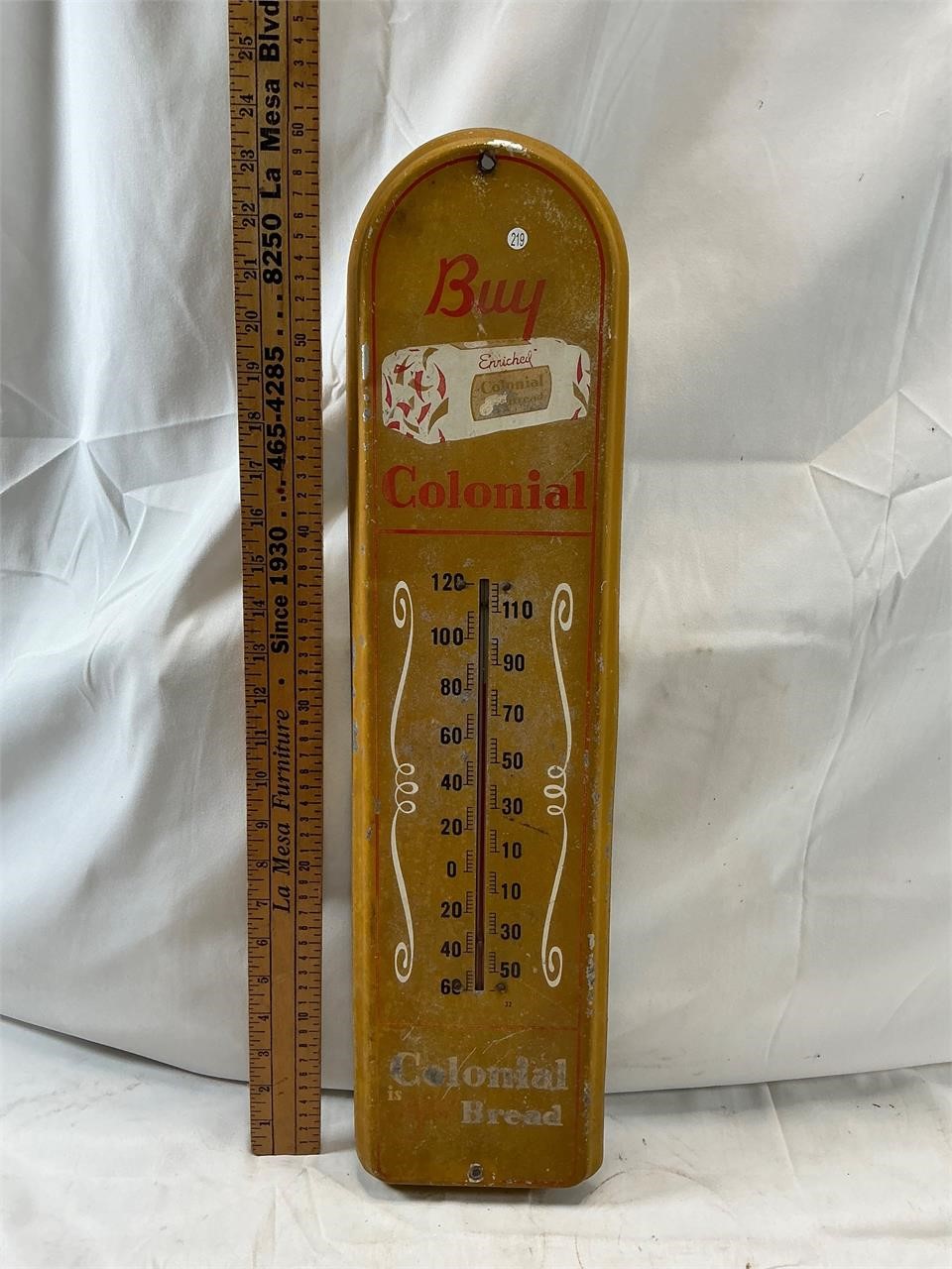 Antique Colonial Bread Thermometer
