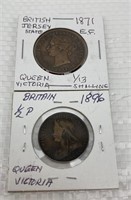 1871/1896 British coins