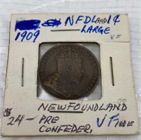 1909 Newfoundland coin