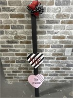 Valentine Decor: 48in Wooden Post