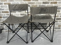 Folding Camp Chairs w/ 
Embroidered Ford Logo
