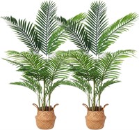 Ferrgoal Artificial Areca Palm Plants 4.5Ft