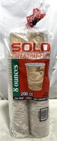 Solo Paper Hot Cups 200 Pack