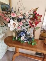 Artificial Flower Arrangements w/vases