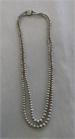 Vintage Beige Pearl Necklace