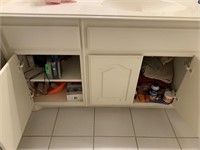 CONTENTS OF BATHROOM CABINET AND BATHROOM ITEMS