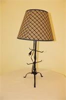 Black rack lamp