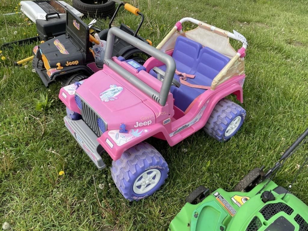 Kids Barbie Jeep