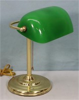 Brass Banker's Lamp