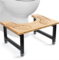 Bamboo Squatty Potty For Toilets STILL IN BOX