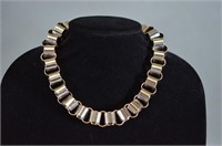 1 Large Silver Toned Statement Necklace