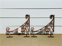 Pair of Iron Wall Brackets