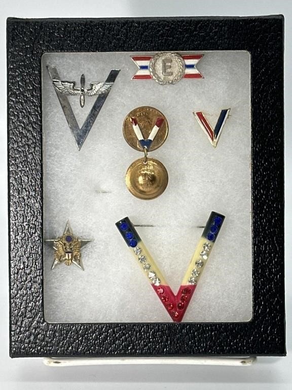 WWII ‘V for Victory’ Sweetheart Jewelry