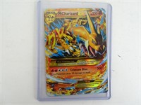 Holographic Mega Charizard Card in Protector