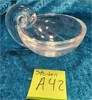 11 - STEUBEN GLASS BOWL (A42)