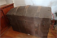 Vintage Dome Trunk-34"Wx19"Dx22 1/2"H