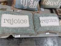 2 REJOICE PILLOWS