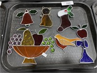 Stained Glass Window Ornaments.