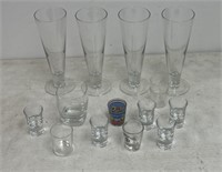 Shot glasses and barware