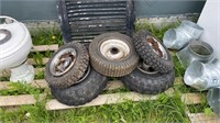 Assorted wheels and tires