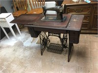 Antique Singer Tredle Sewing Machine