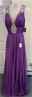 Purple MacDuggal Dress 6194L Sz 4