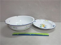 UNIQUE FLORAL DESIGN ENAMELWARE