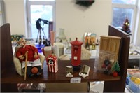 Shelf dolls house miniatures incl. post box.