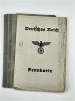 PAIR OF GERMAN ID CARDS BELONG TO SAME MAN