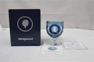 Wedgwood goblet in box , celebrating Princess Ann