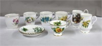 Four Royal Albert bone china mugs, two