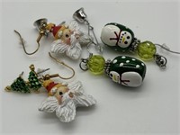 Selection of Christmas Earrings