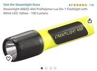 Streamlight 4AA ProPolymer Lux Div 1 Flashlight