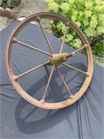 Iron wheel 16” wide