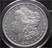 1889 MORGAN DOLLAR  AU