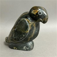 Soapstone Bird Carving, Signed and Numbered
